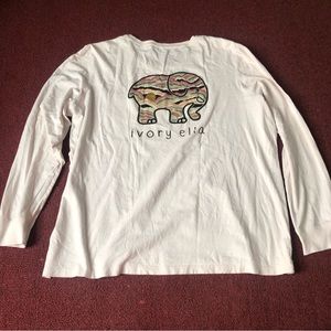 Ivory Ella lightweight long sleeve t shirt XXL
